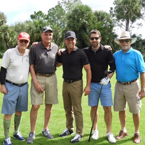 Golf event group photo